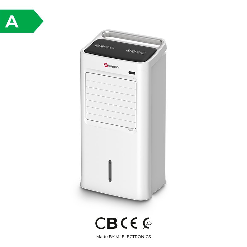 Megalife Air cooler 4×1 rafraichisseur d’air 9L MLS-120BR17